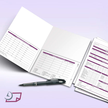 NextDayLabels Employee Personnel File Folders - 25-Pack Preprinted HR Folders with Secure Internal Pockets - Heavyweight White Cardstock for Discreet Employee Records - Made in USA