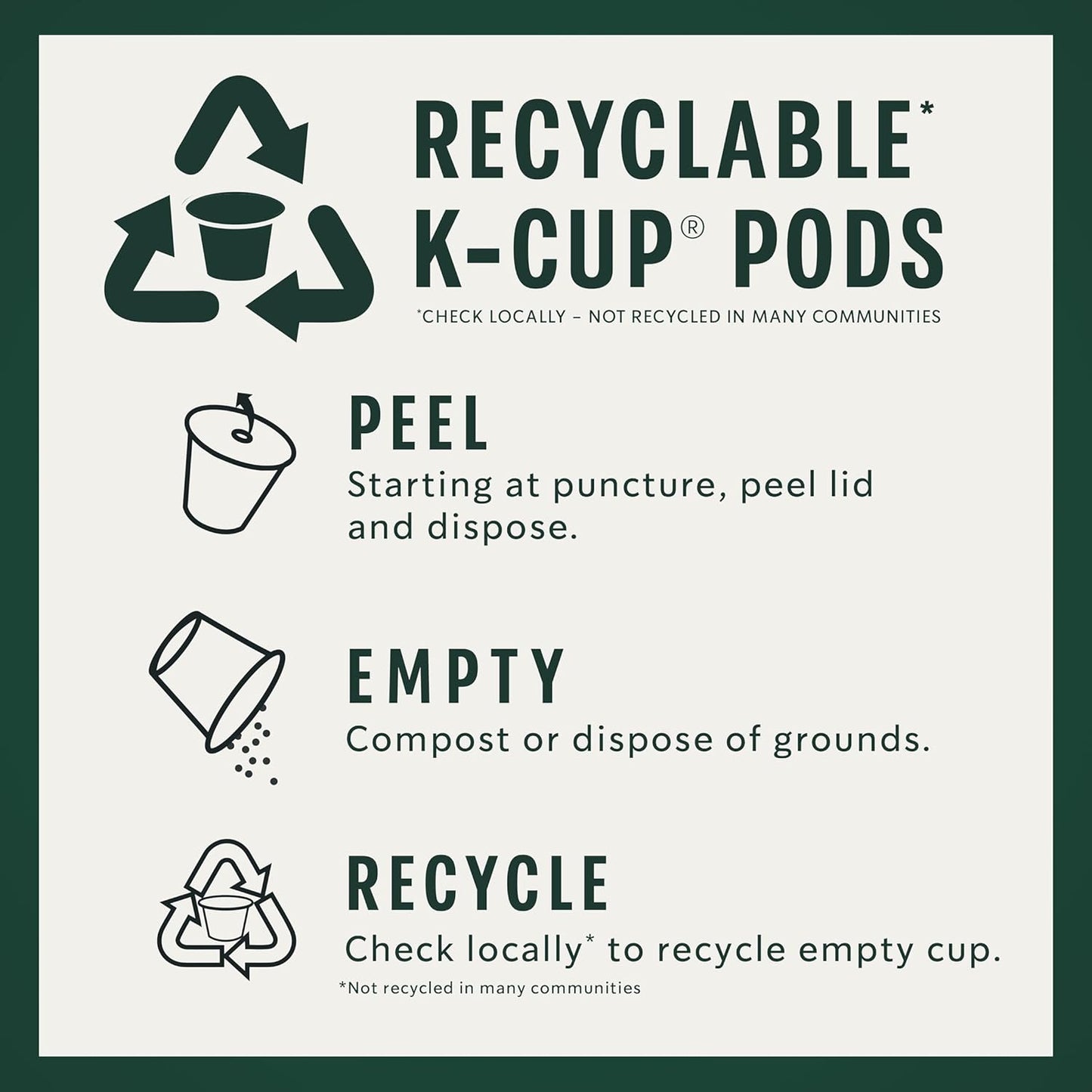 Starbucks Coffee K-Cup Pods, Naturally Flavored Hot Cocoa For Keurig Coffee Makers, 6 Boxes (60 Pods Total)
