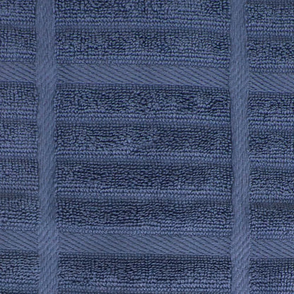 All-Clad Solid & Coordinate Kitchen Towels: Highly Absorbent, Super Soft Long Lasting 100% Cotton, 17" x 30" Tea Towels for Cleaning & Drying Dishes, Pans, Glassware, Countertops, 4-Pack, Indigo
