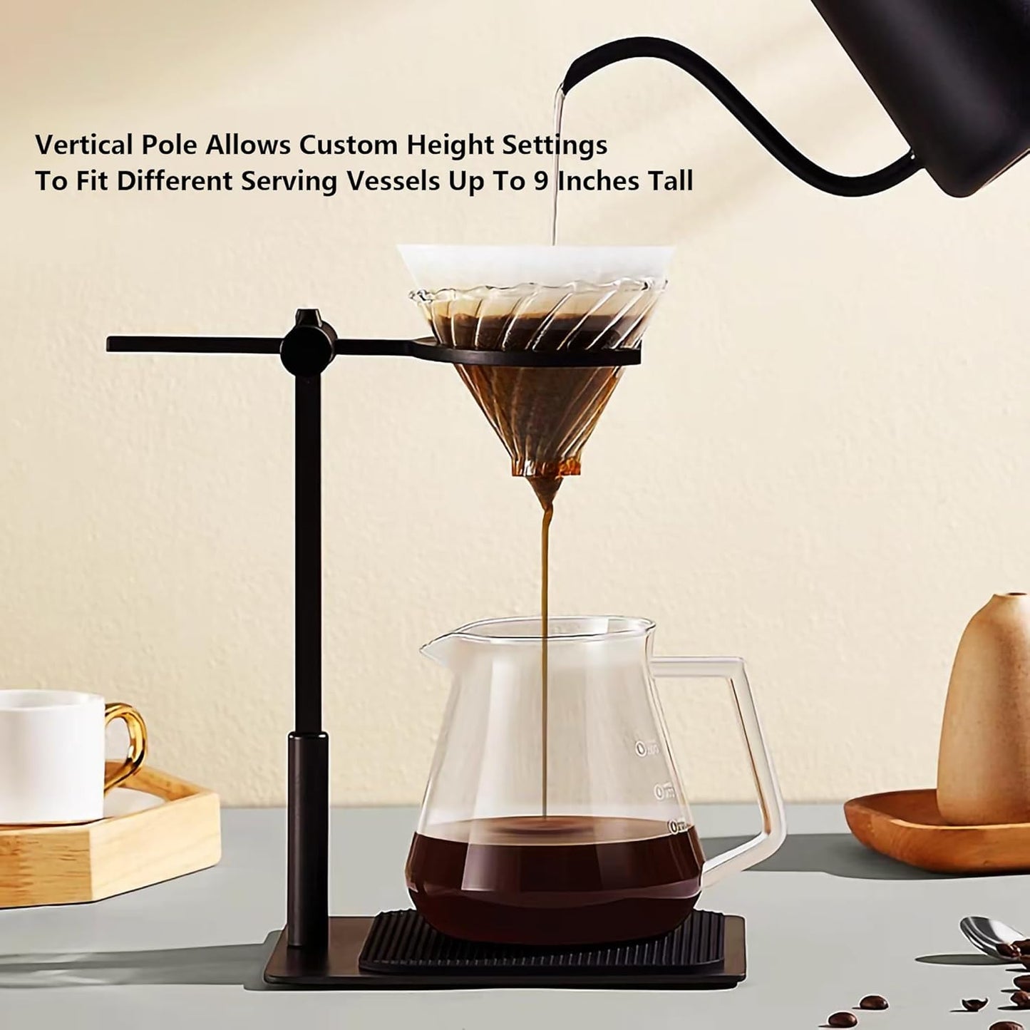 Pour Over Coffee Station Coffee Dripper Stand Stainless Steel
