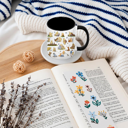 Honey Bear Coffee Mug, Cute Bear Design Gifts, Bears Theme Coffee Mug, Pooh Lover Gift, Winnie Gift for Women Friends, Pooh Gifts for Birthday Christmas