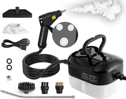 Handheld Steam Cleaner, 2500W Pressurized Multi-Surface Steam Cleaner for Home Use, Car Steamer For Cleaning Auto Detailing Kitchen Floors Tools
