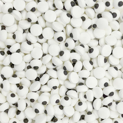 Dynastang 10mm Small Eyes Sprinkles Halloween Edible Eyes Cake Decoration Cupcake Toppers Cookie Decorating Perfect for Cakes, Cupcakes, Desserts Toppings 3OZ