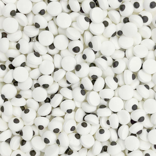 Dynastang 10mm Small Eyes Sprinkles Halloween Edible Eyes Cake Decoration Cupcake Toppers Cookie Decorating Perfect for Cakes, Cupcakes, Desserts Toppings 3OZ
