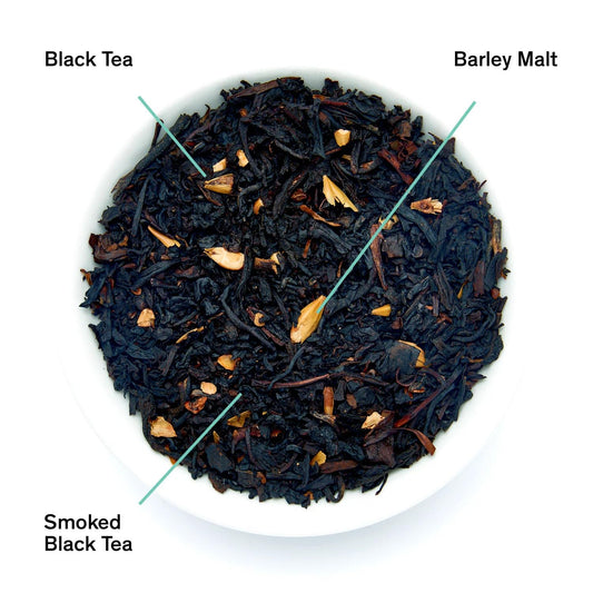 August Uncommon Low Country Bourbon Sugar Black Tea – Vegan, Non-GMO Loose Tea Leaves – Energize Your Day with Southern Wild Flavor in a Convenient Can with 15 Plastic-Free Bags