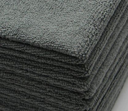 Microfiber Dish Cloths Ultra Absorbent Kitchen Dish Rags for Washing Dishes Fast Drying Cleaning Cloth 12InchX12Inch 10 Pack Gray