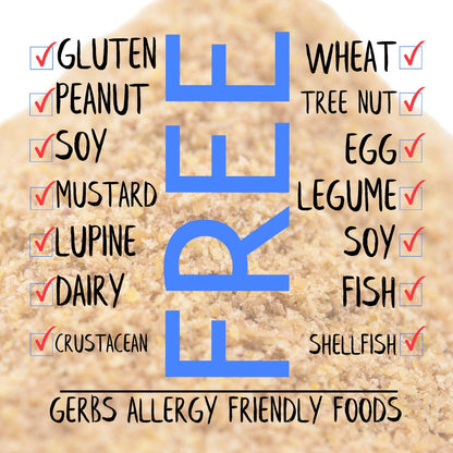 GERBS Ground Flax Seed Meal, 16 Ounce Bag, Top 14 Food Allergy Free, Non GMO, Vegan, Keto, Paleo Friendly
