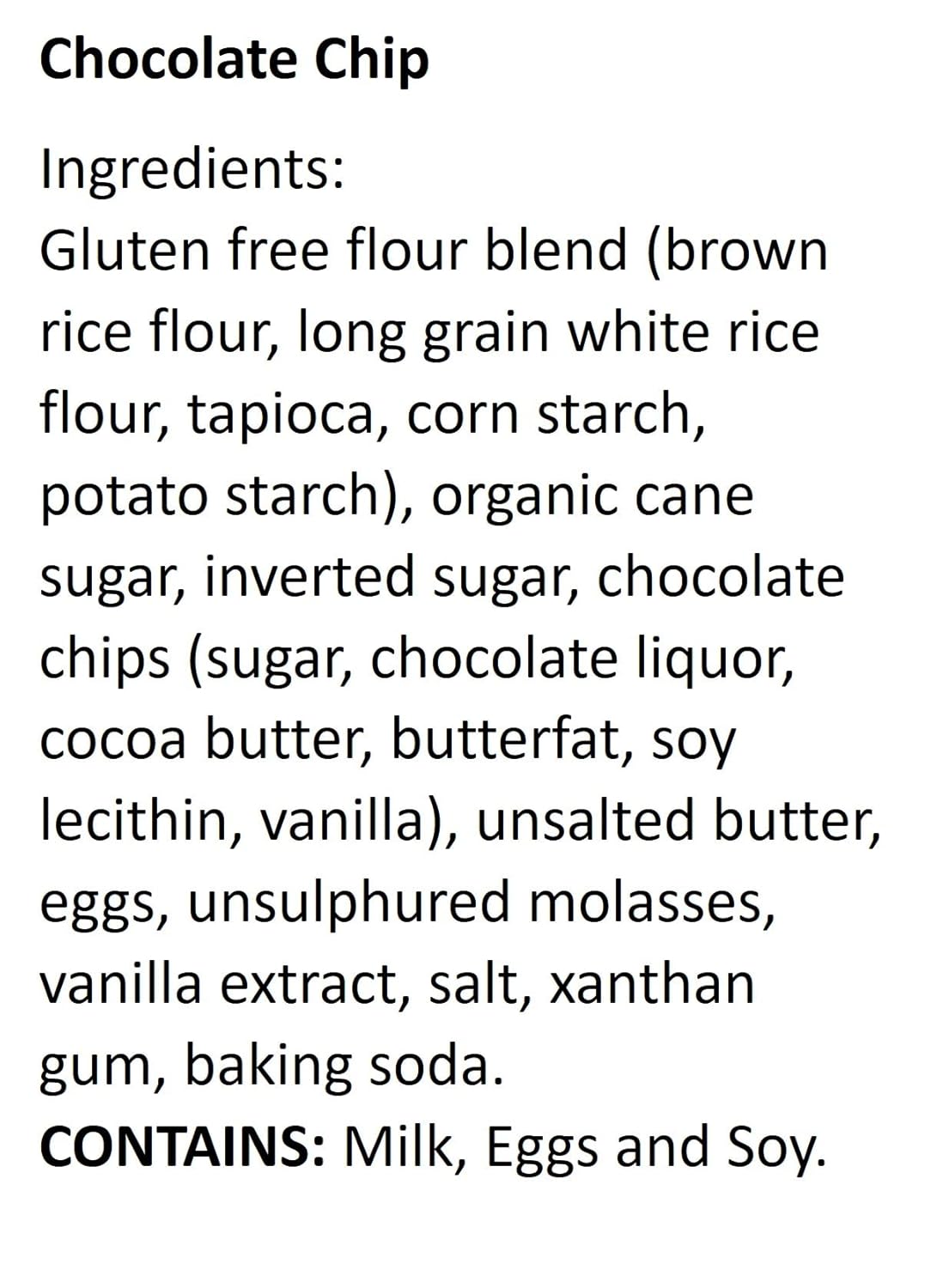 WOW Baking Company Gluten-Free Cookies, Chocolate Chip, 8 Ounce (Pack of 6)