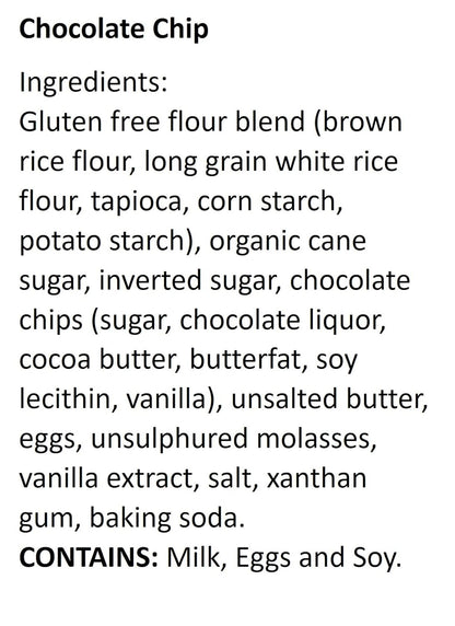 WOW Baking Company Gluten-Free Cookies, Chocolate Chip, 8 Ounce (Pack of 6)