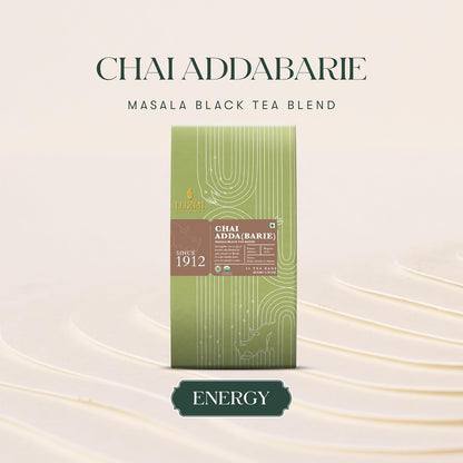 Luxmi Estates Chai Adda-Bari 25 Tea Bags (50g) Pack | Masala Chai | Certified Organic Black Tea