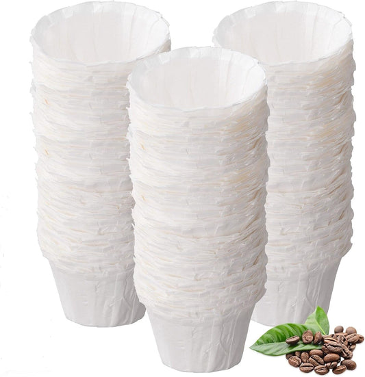 Disposable Paper Coffee Filters, Paper Filters for Keurig Single Brewer Reusable Cups, K-cup Coffee Pods, Fits All Brands Reusable K Cups (300)…