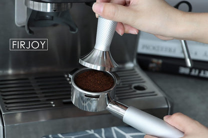 54mm Bottomless Portafilter for Breville Barista Express, BES870XL, BES870BSXL, BES878BSS, BES880BSS and More Breville Espresso Machine (Aluminum Alloy Handle-Black)