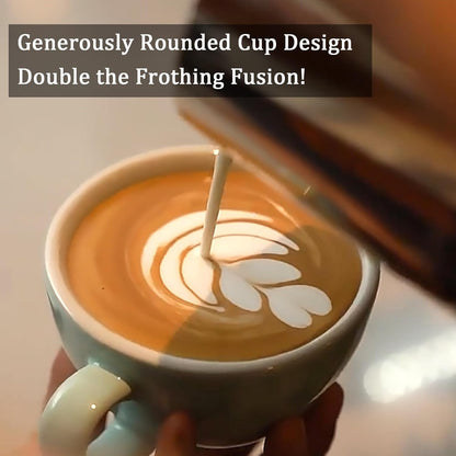 Milk Frothing Pitcher 900ml/30oz Steaming Pitchers Stainless Steel Milk/Coffee/Cappuccino/Latte Art Barista Steam Pitchers Milk Jug Cup For Coffee Lover