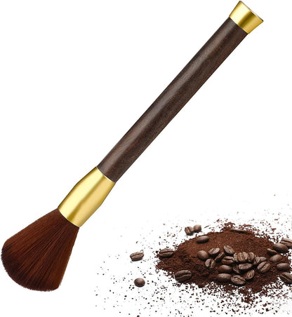Coffee Cleaning Brush, 16.7x1.58CM Coffee Machine Brush Coffee Accessories Cleaning Brush Barista Brush for Coffee Grinder and Espresso Machine with Vegan Brush Hair