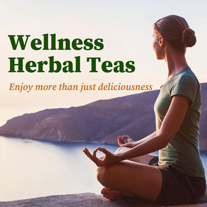FullChea - Spearmint Tea Bags, 40 Teabags, 1.5g/bag - Premium Spearmint Leaves - Non-GMO - Caffeine-free - High in Antioxidant & Support Digestion