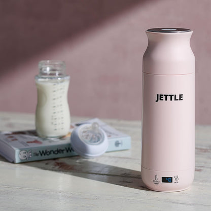 Electric Kettle - Travel Portable Heater for Coffee Tea Milk Soup - Stainless Steel Travel Water Boiler tea pot with Temperature Control - LED - Automatic Power Off - 450ml - Kitchen Appliance