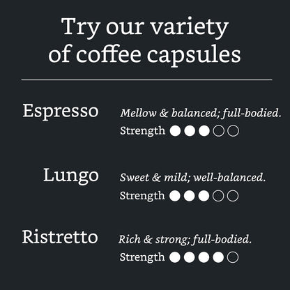 Amazon Brand - Solimo Espresso Capsules, Medium Roast, Compatible with Original Brewers, Pack of 1x50 Capsule (50 count)