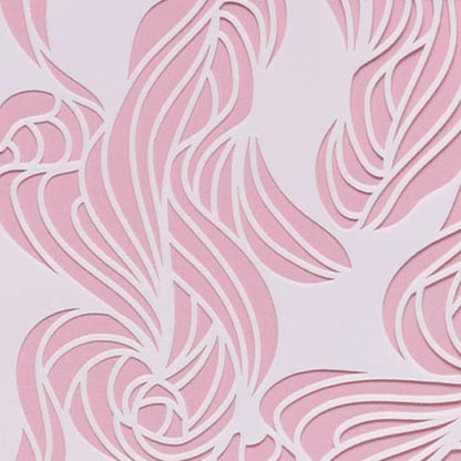 Cake Stencil - Seamless Delicate Pattern for Decorating Tall Double Barrel Cake to Use with Buttercream, Royal Icing, Ganache, Paint, Airbrush (Riya)