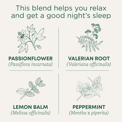 Traditional Medicinals Organic Nighty Night Extra Tea With Valerian Root for Relaxation, 16 Tea Bags (Pack of 1)