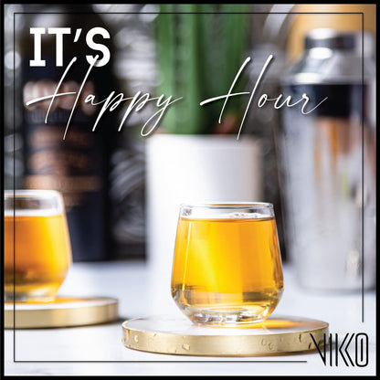 Vikko 3.25 Ounce Shot Glasses, Set of 6 Small Liquor and Spirit Glasses, Durable Tequila Bar Glasses For Alcohol and Espresso Shots, 6 Piece Shooter Glass Set (LAL)