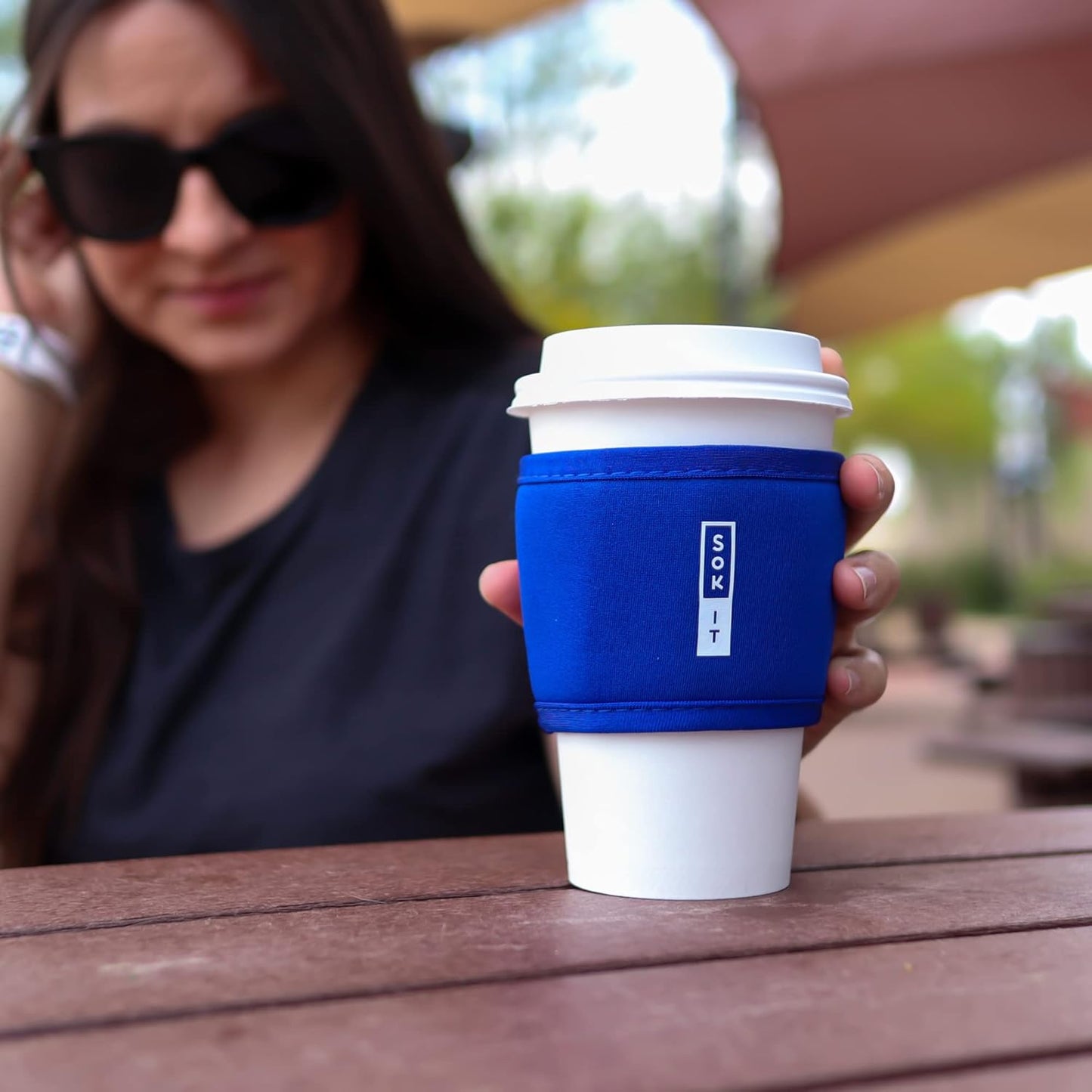 Sok It HotSok Coffee & Tea Reusable Insulated Neoprene Cup Sleeve (Happily Ever After)