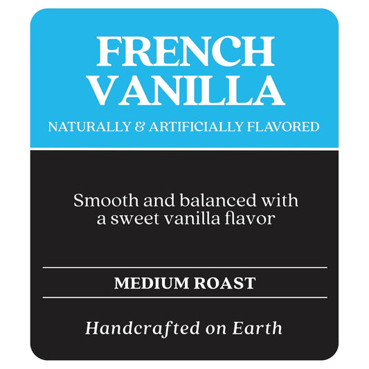 Copper Moon Medium Roast Whole Bean Coffee, French Vanilla, 5 Lb