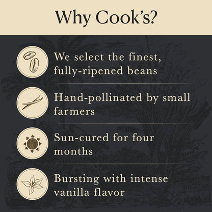 Cook's, Eggnog Flavoring, for Making Eggnog, Baking, Ice Cream, Custard, Cheesecake, and Cookies, 4 oz