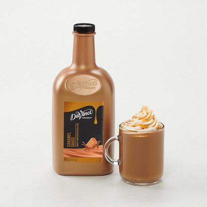 DaVinci Gourmet Sugar Free Caramel Sauce, 64 Fluid Ounces (Pack of 1)