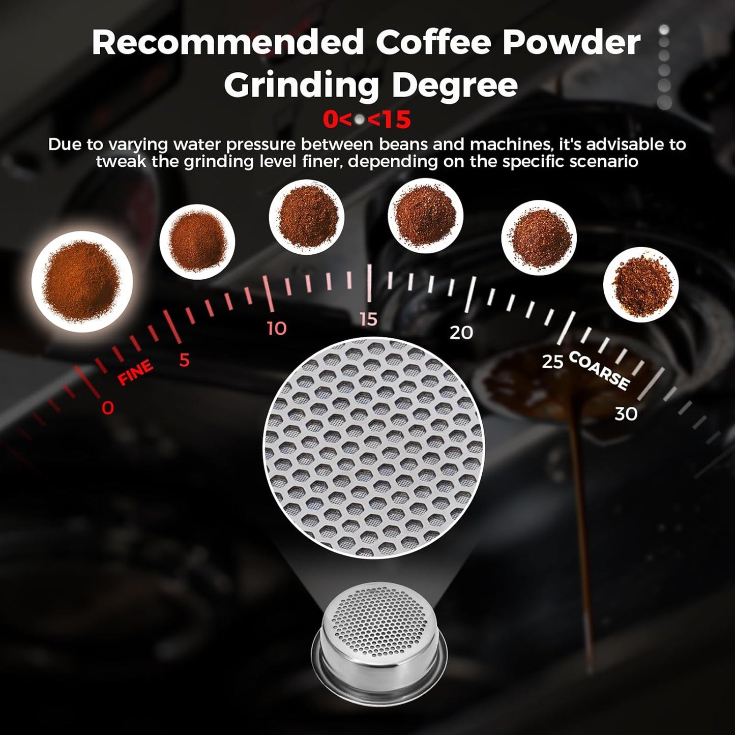 IKAPE 58mm Bottomless Naked Portafilter, Coffee Portafilter with Black Silicone Handle, Fits E61, Flair 58, ECM, Rocket, Sanremo, Synesso, Slayer, VBM Machines, with 18g Capacity Filter Basket