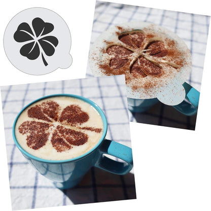 Stencil Stop Custom Coffee Stencil - Customizable for Business Logos, Faces, Images - 14 Mil Mylar Plastic (3 x 3 inches - 25 Pack)