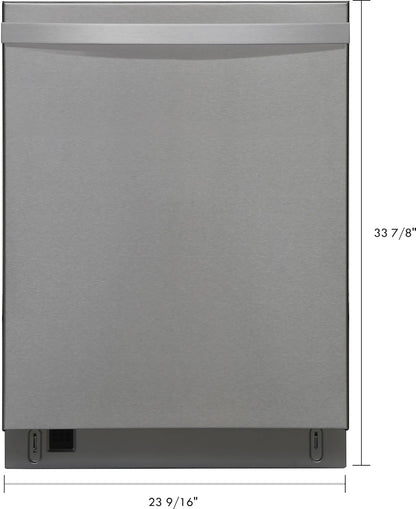 Kenmore Elite 24" Built-In Dishwasher - UltraWash Plus, TurboDry, QuietWash, SmartWash, TurboFlex Third Rack & Reach-Thru Handle - 15 Place Settings - 42 DBA - ENERGY STAR Certified - Stainless Steel