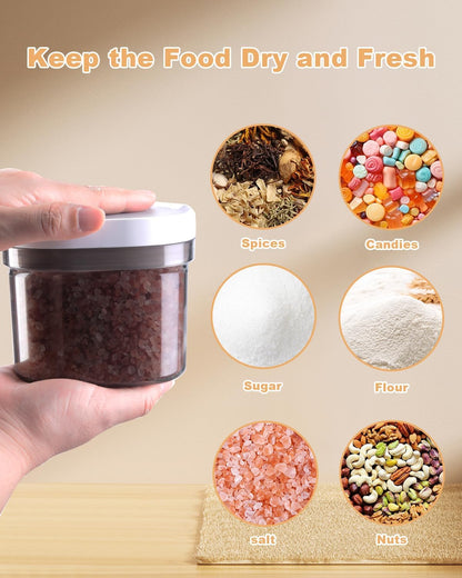 Airtight Coffee Storage Container with Magnetic Scoop, 0.7 Qt Coffee Bean and Ground Coffee Canister, Durable, Keeps Coffee Fresh & Dry, Easy to Clean