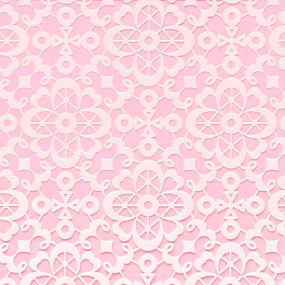 Cake Decorating Stencil for Tall Buttercream Cake, Royal Icing, Ganache, Paint, Airbrush (ALETTE)
