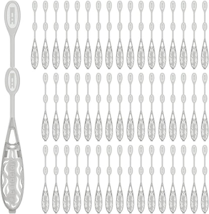Icicle Cocktail Stirrer, Dry Ice Swizzle Sticks for Smokey Cocktails, Drinks, and Coffee, Glows In The Dark, (Use with Dry Ice), 50 Pack
