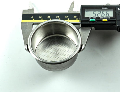 Leverpresso 51mm Ridgeless Filter Basket – 18g 304 Stainless Steel Non-Pressurized Espresso Basket for 51mm Portafilter Machines