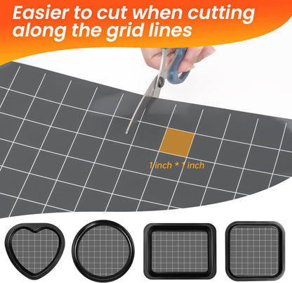 Silicone Baking Mat Roll- Heat Resistant Baking Macaron Bread Mat, Non-stick Pastry Mat, Reusable Dough Rolling Mat, Countertop Protector, Oven Mat, Air Fryer Mat, Refrigerator Mat Multipurpose