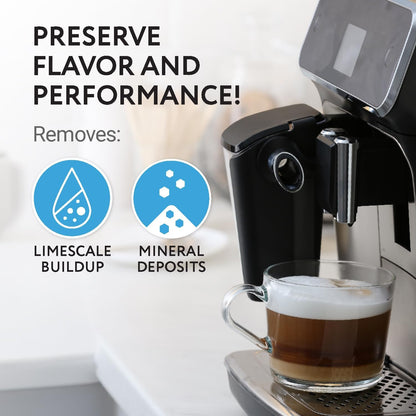 IMPRESA Descaling Tablets for Espresso Machine - Compatible with Breville, Jura & Miele Machines - 20 Pack & 4g Tablets - Remove Limescale & Mineral Build-Up