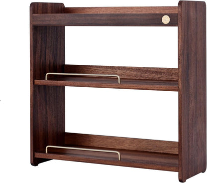 Coffee Mug Holder Wooden Cup Rack Mug Display Shelf Coffee Cup Holder for Countertop With 6 Mug Cups 3 Tier Wood Coffee Mugs Holder for Kitchen Coffee Cup Storage