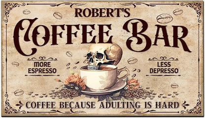 THUYPT Personalized Absorbent Coffee Mat for Counter, Coffee Drying Mat Coffee Bar Accessories, Kitchen Counter Coffee Maker Coffee Station Decoration (03)
