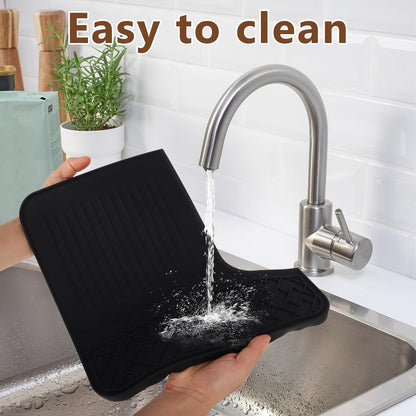 Top Mat for ES601 & ES701 Ninja Luxe Espresso Coffee Machine – Food-Grade Silicone Cover, Anti-Slip, Waterproof & Heat-Resistant Protector, Barista Accessories for Ninja Luxe Cafe