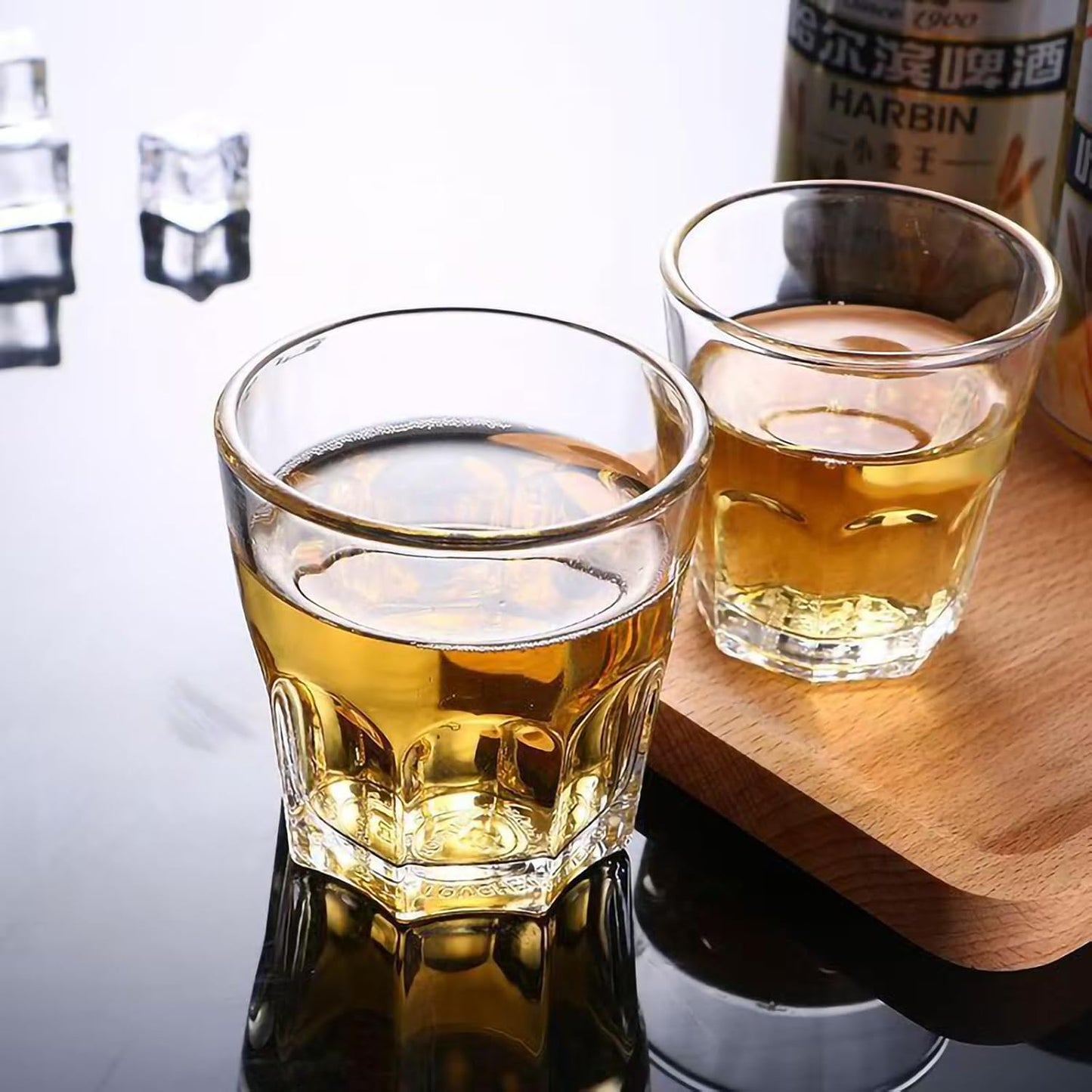 16 Piece Shot Glasses Set 50ML/1.5oz.Small Espresso and LiquorGlasses for Whiskey TequilaVodka, Thick Glass Cups forPotter Style Cocktails Bar Party