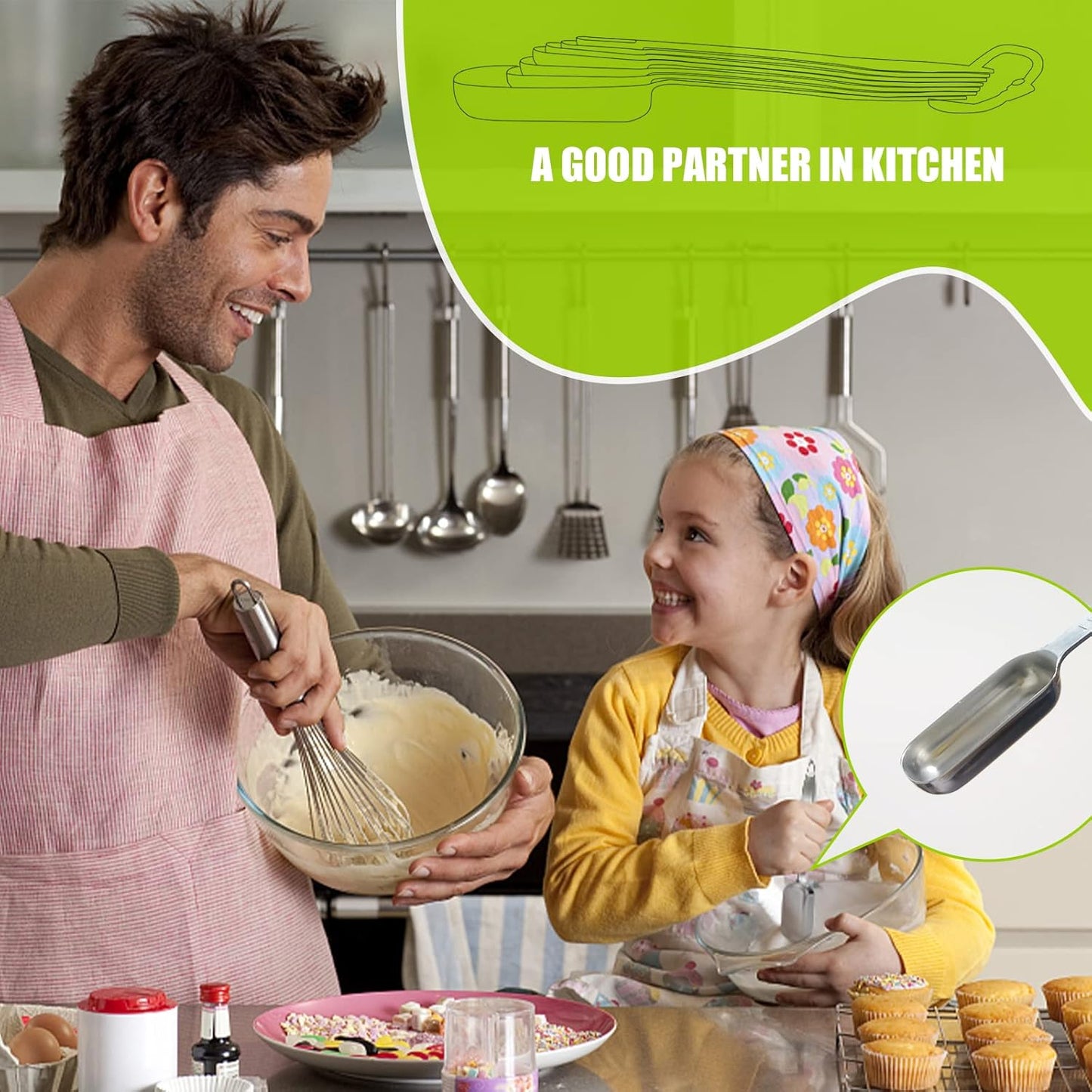 1PCS 1/16Teaspoon (0.33ml) Single Measuring Spoon, Individual Stainless Steel Long Handle Measure Tablespoon Only