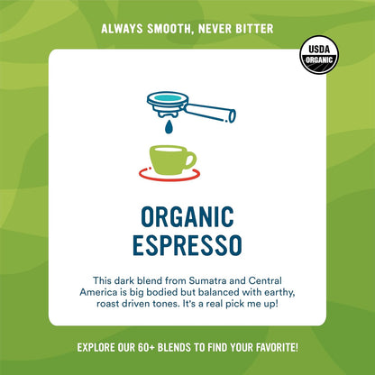 Cameron's Coffee Roasted Whole Bean Coffee, Organic Espresso, 4 Pound