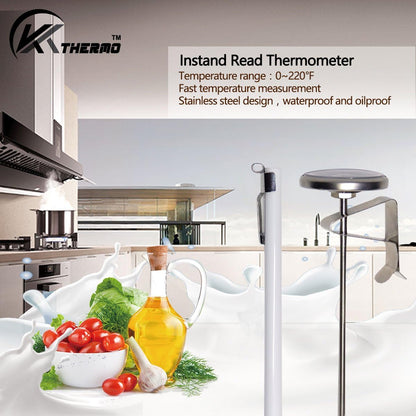 KT THERMO Instand Read 2-Inch Dial Thermometer,Best for The Coffee Drinks,Chocolate Milk Foam