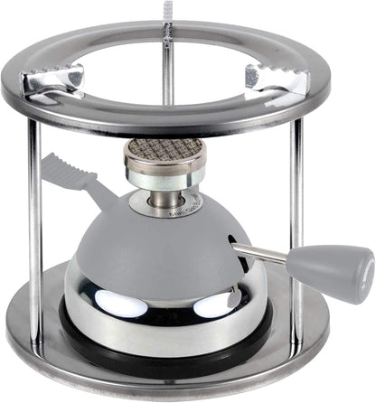 BLUEFIRE Butane Mini Burner for Tabletop Coffee Siphon Syphon/w Furnace Stand and Assembly Rack Ceramic Windproof Torch Head Portable Cooking Stove Espresso Maker Chafing Soup Tureens Fondue