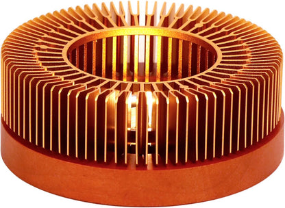 KAYCROWN Teapot Warmer, Tea Warmer with Tealight Holder, Teapot Heater for Heating Tea, Coffee, Milk, Food, Aluminum Alloy, Rose Gold