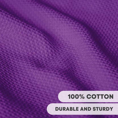 Artoid Mode 100% Cotton Purple Waffle Weave Kitchen Dish Cloths, 13x28 Inch Ultra Soft Absorbent Quick Drying Kitchen Dish Towels Set of 4