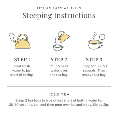 The Republic of Tea – Honey Mango 100% White Tea Bags, Steeps 250 Low-Caffeinated Cups