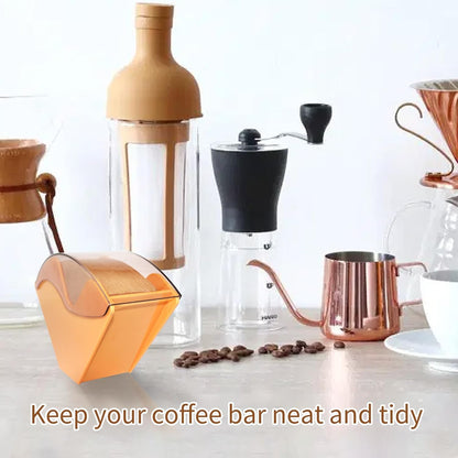 Coffee Filter Holder for Organizer and Coffee Station Accessories (Orange)