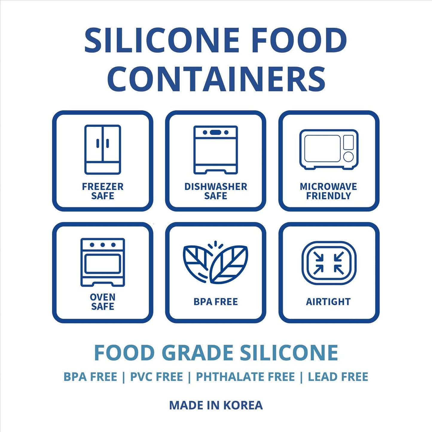 BLUE GINKGO Nesting Silicone Containers - Set of 3 Hard-Shell Silicone Food Storage Containers | BPA Free, Airtight, Dishwasher and Freezer Safe (6.7oz, 10oz, 20oz) - Yellow
